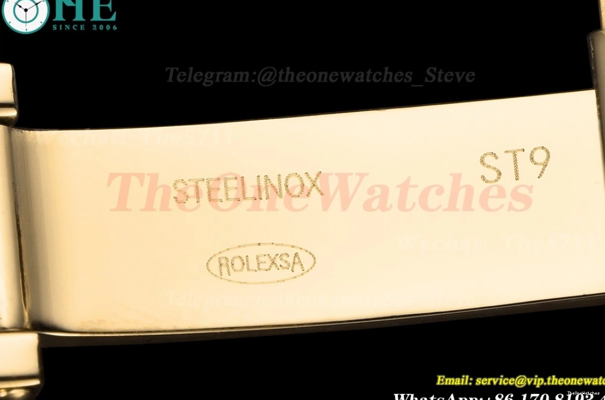 GDF A3836 Daytona 40mm Black Gold YG YG 0129